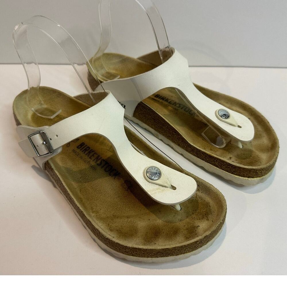 Birkenstock Gizeh Thong Sandals Women’s EU 39 White Comfort Sandals